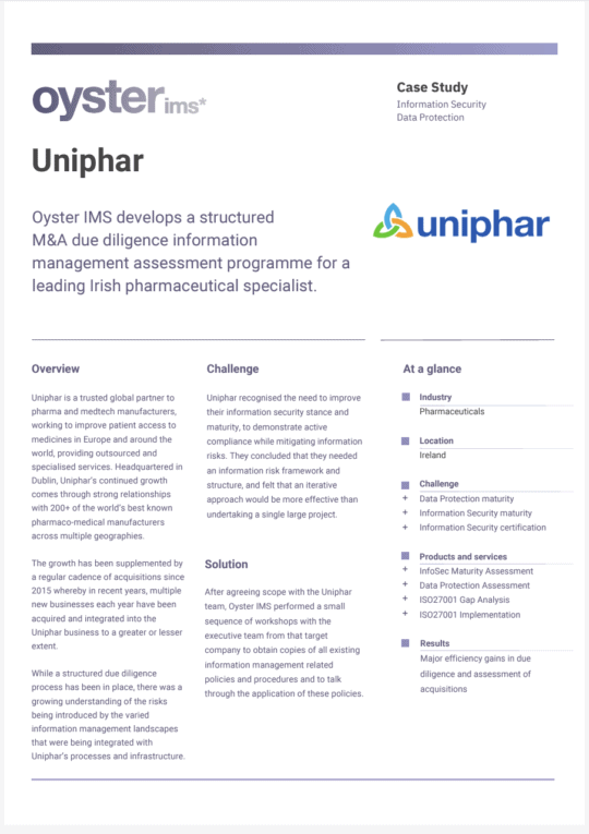 Uniphar case study 