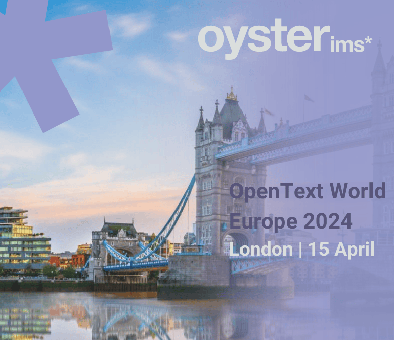 OpenText World Europe 2024 - Oyster IMS